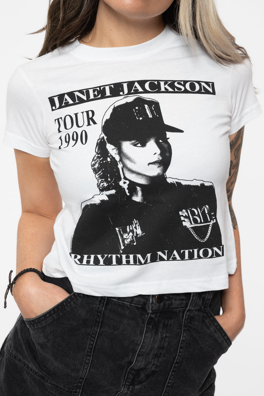 Janet Jackson Rhythm Nation Crop Top – Paradiso Clothing
