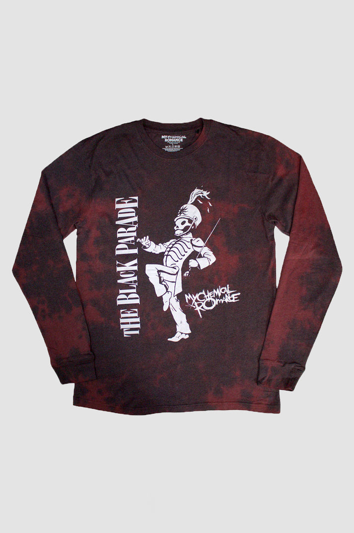 My Chemical Romance Black Parade Marching Dip Dye Long Sleeve
