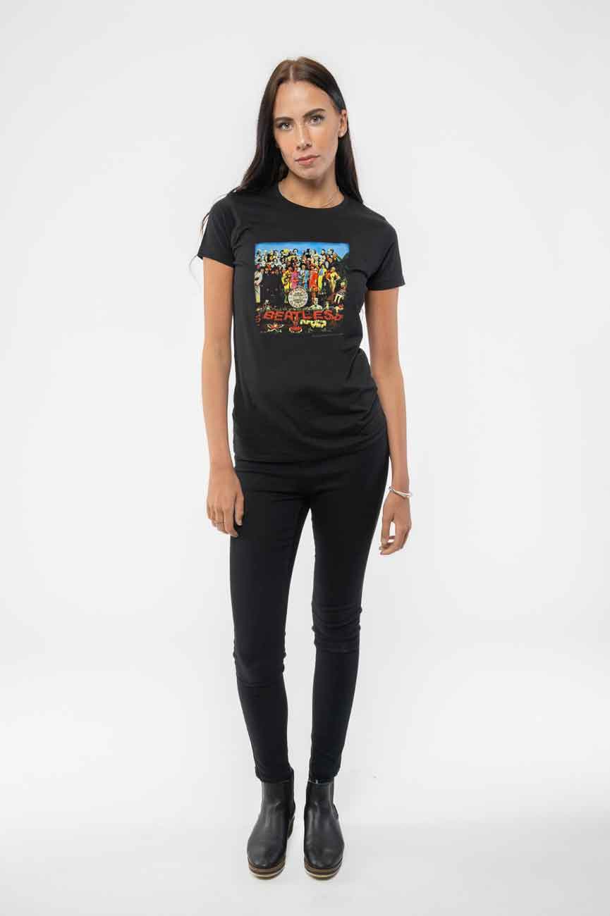 The Beatles Sgt Pepper Album Cover Skinny Fit T Shirt