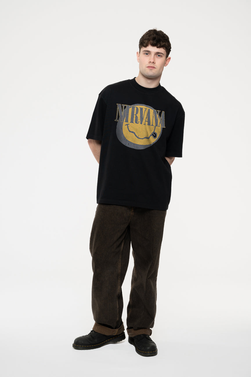 Nirvana Evergreen Limited Edition 999 Only Oversized Boxy T Shirt