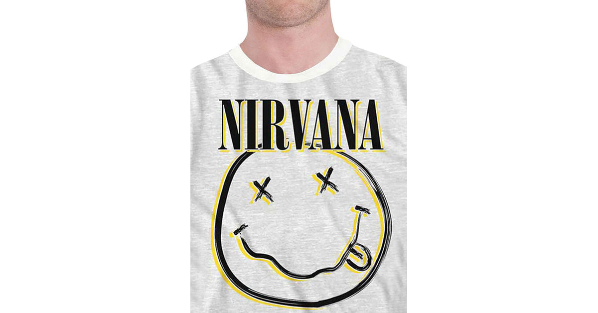Nirvana Inverse Grunge Smile T Shirt – Paradiso Clothing