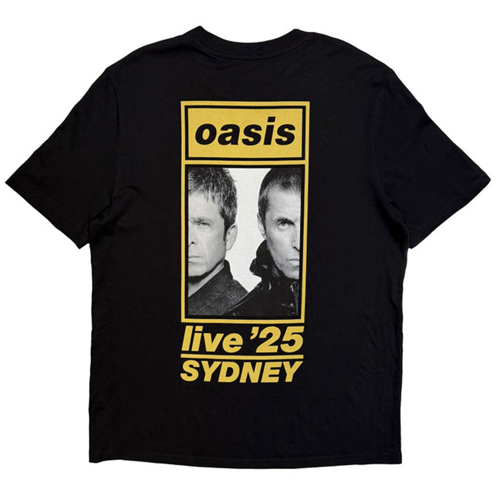 Oasis Live 25 Sydney Half Faces Fan Store T Shirt – Paradiso Clothing