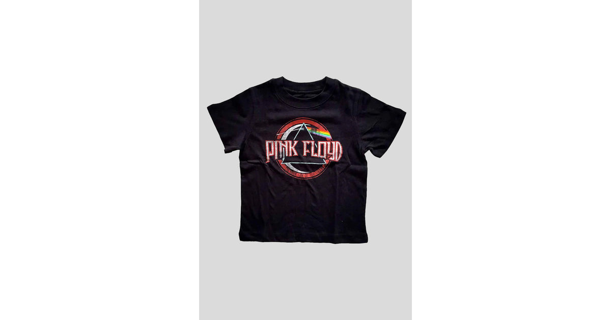 T-shirt Bébé Pink Floyd Vintage Dark Side Of The Moon - 100% Coton - Tailles 12 Mois à 5 Ans