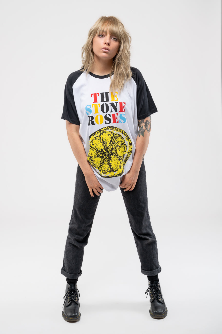 The Stone Roses Lemon Multicolor Raglan