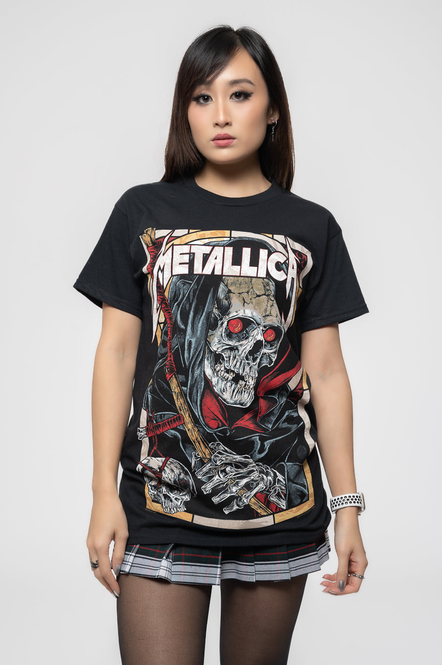 Metallica Death Reaper Band T-Shirt Zwart - Officiële Merchandise Metallica Death Reaper Band T-Shirt Zwart - Officiële Merchandise