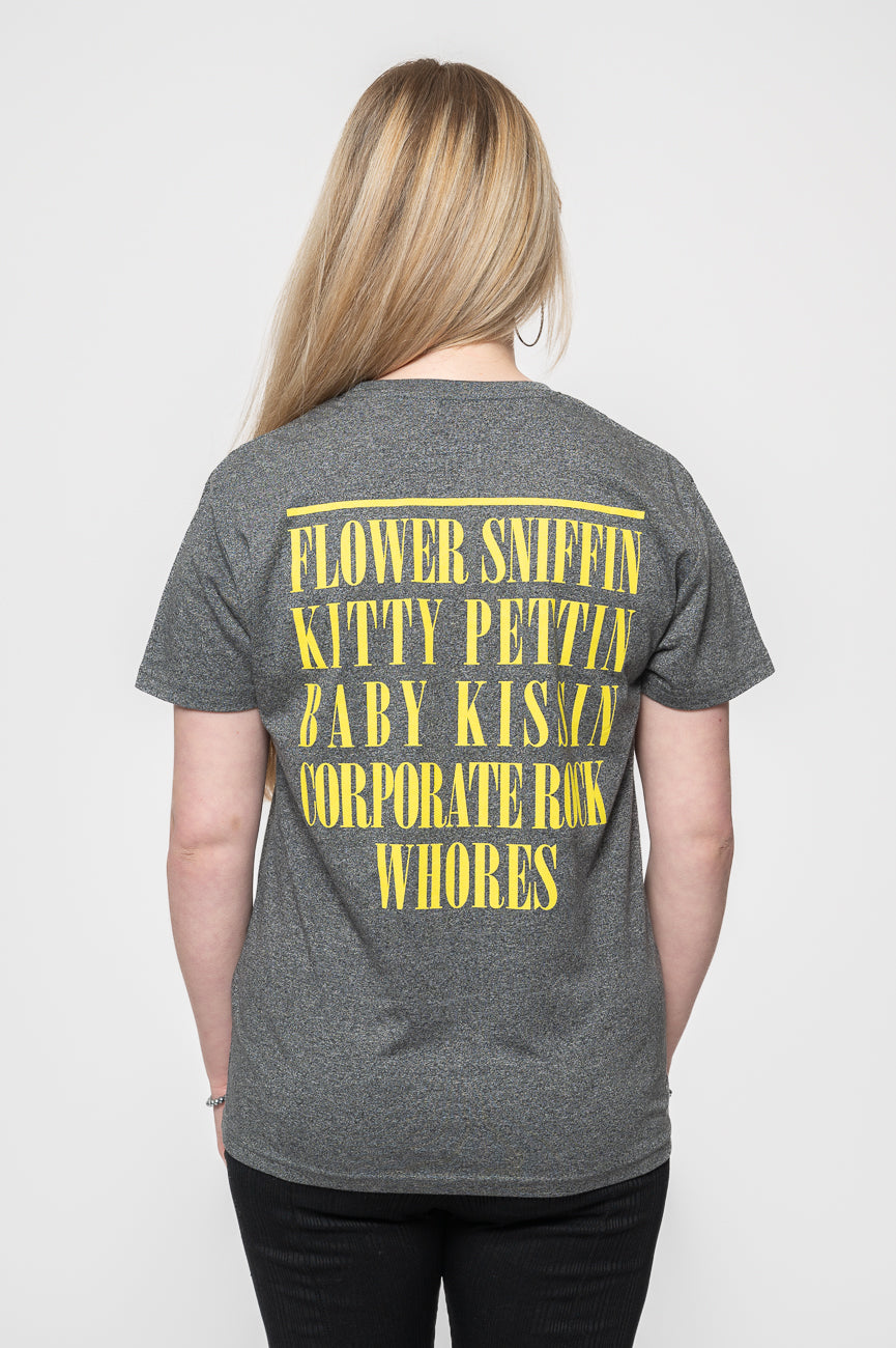 FLÂNEUR HAPPY FLOWER T-SHIRT ZWART - Vic FLÂNEUR HAPPY FLOWER T-SHIRT ZWART - Vic
