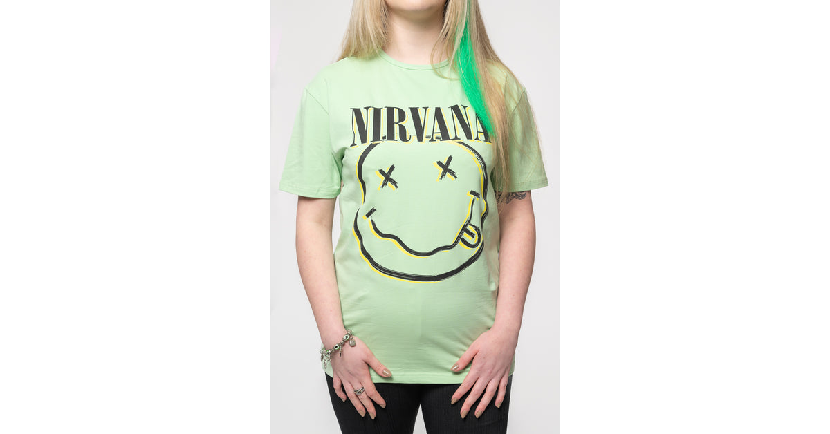 Nirvana Inverse Grunge Smile T Shirt – Paradiso Clothing