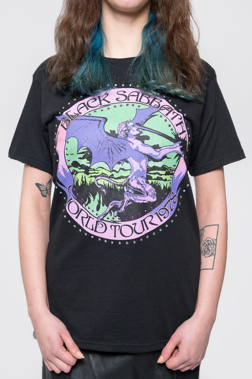 Black Sabbath Tour 1978 Diamante T Shirt – Paradiso Clothing