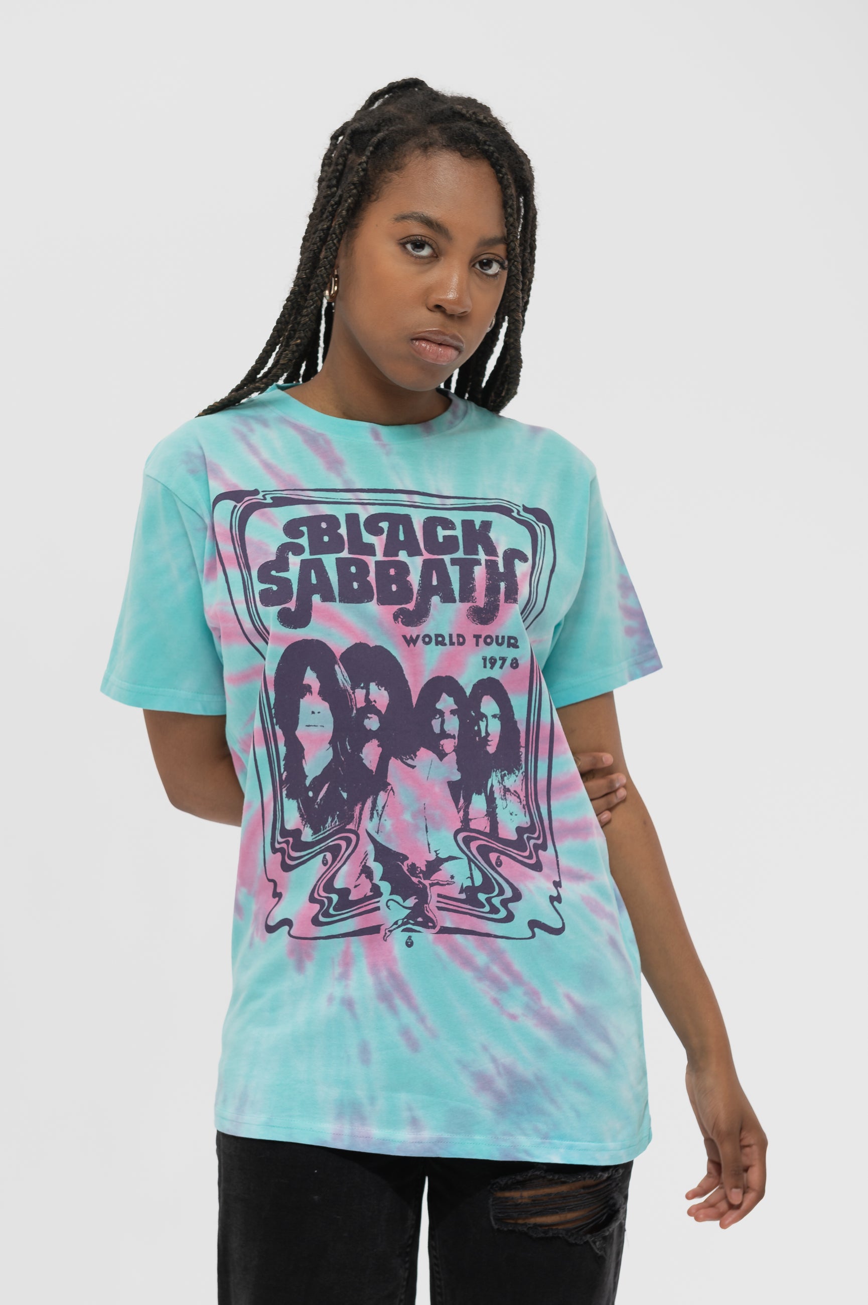 Black Sabbath World Tour 78 Tie Dye T Shirt – Paradiso Clothing