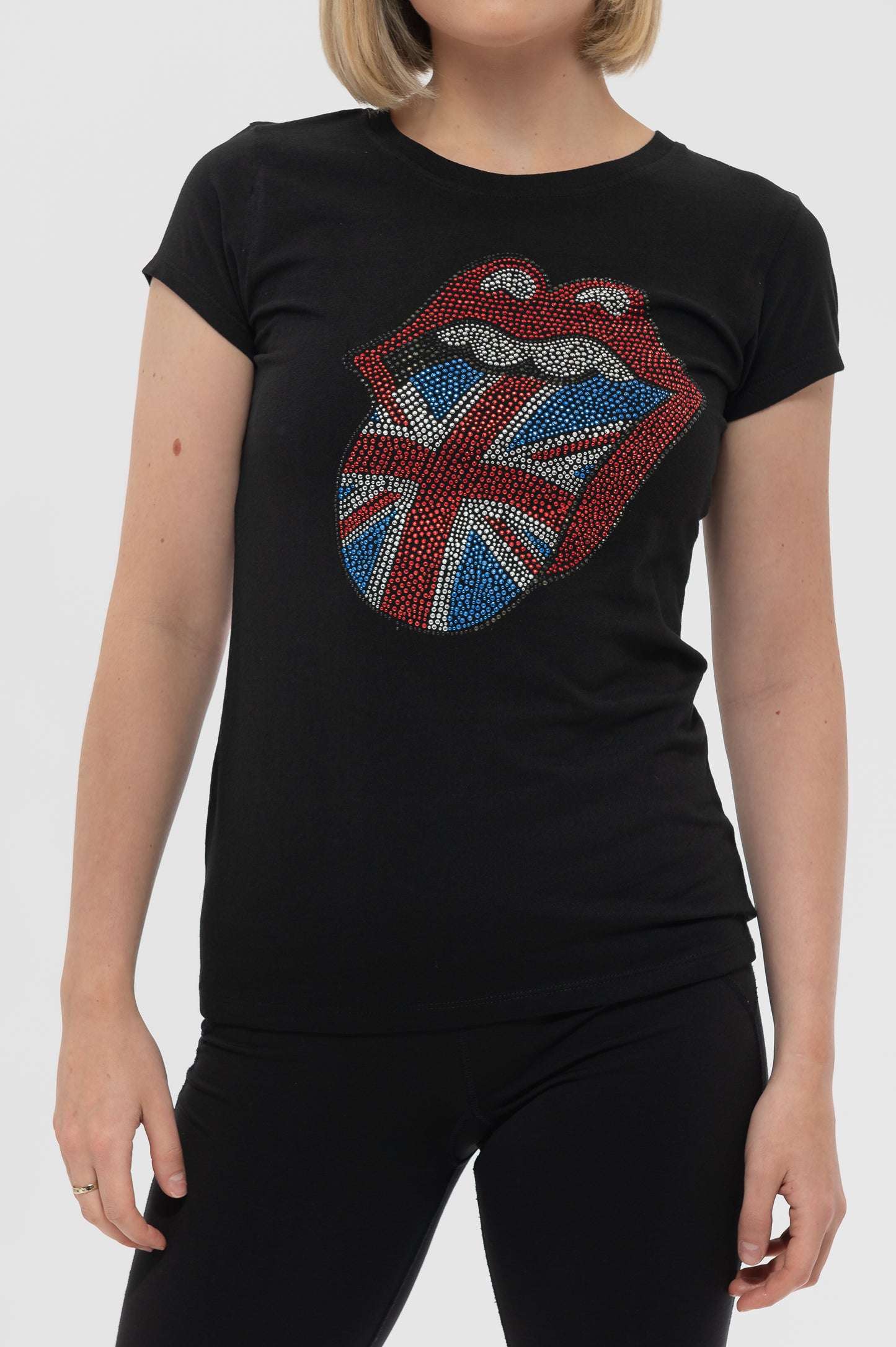 Rock off - Rolling Stones (The) - Union Jack us Map (t-Shirt Unisex tg. s) : Rolling Stones - the Rock off - Rolling Stones (The) - Union Jack us Map (t-Shirt Unisex tg. s) : Rolling Stones - the