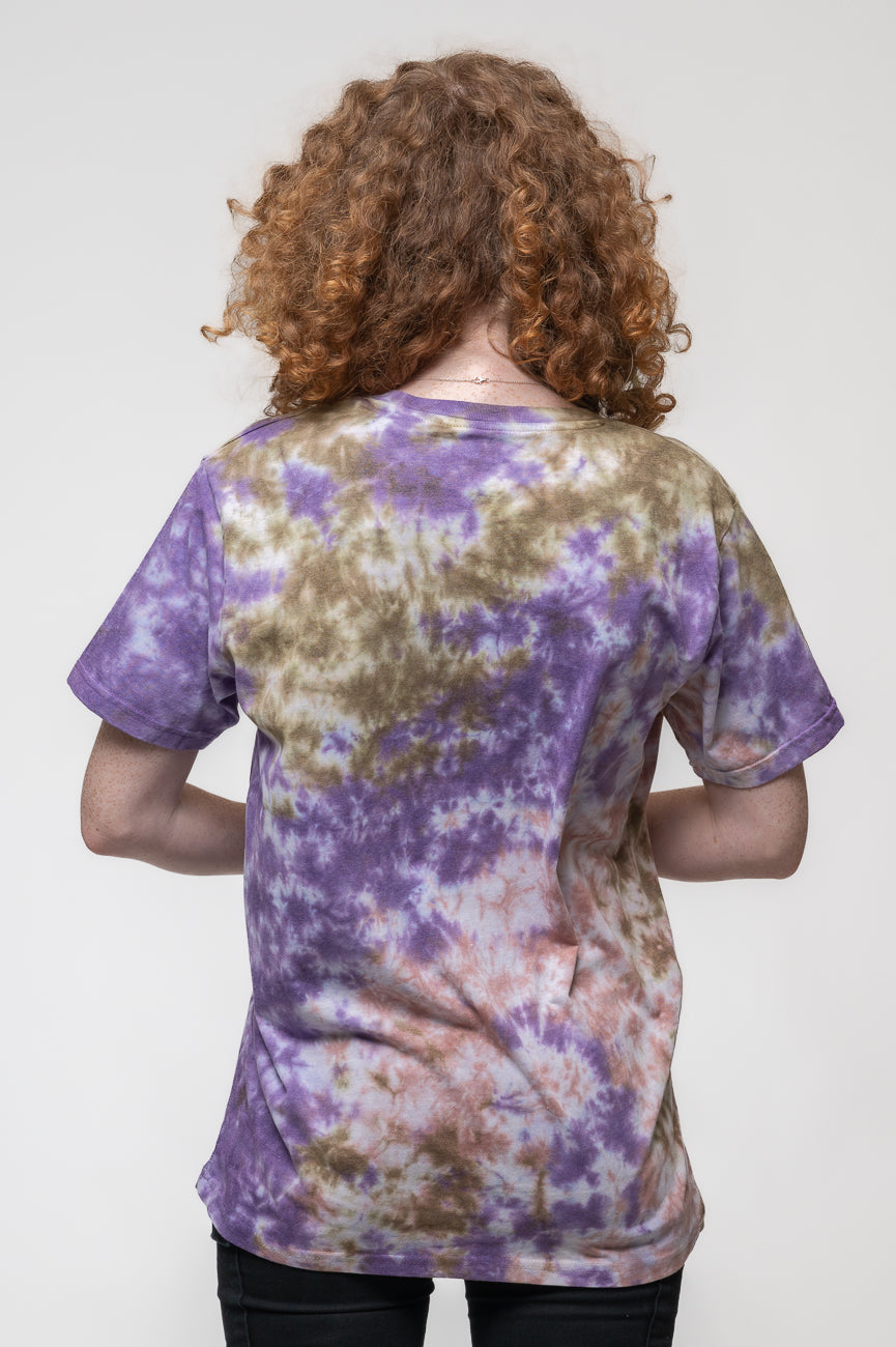 Camiseta Black Sabbath Wavy Logo - Mediana, Tie-dye, Algodón Y Poliéster Reciclado