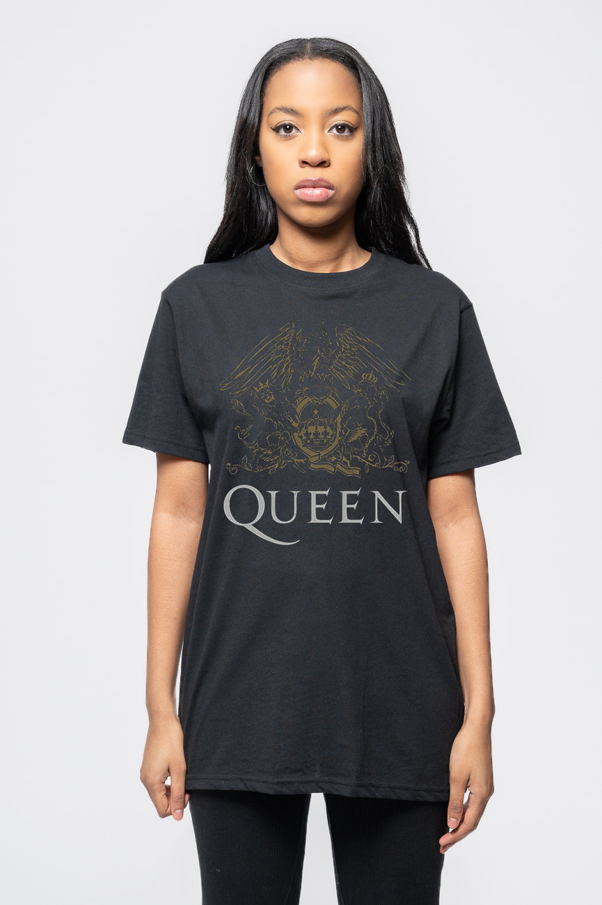 Queen Gold Classic Crest T Shirt