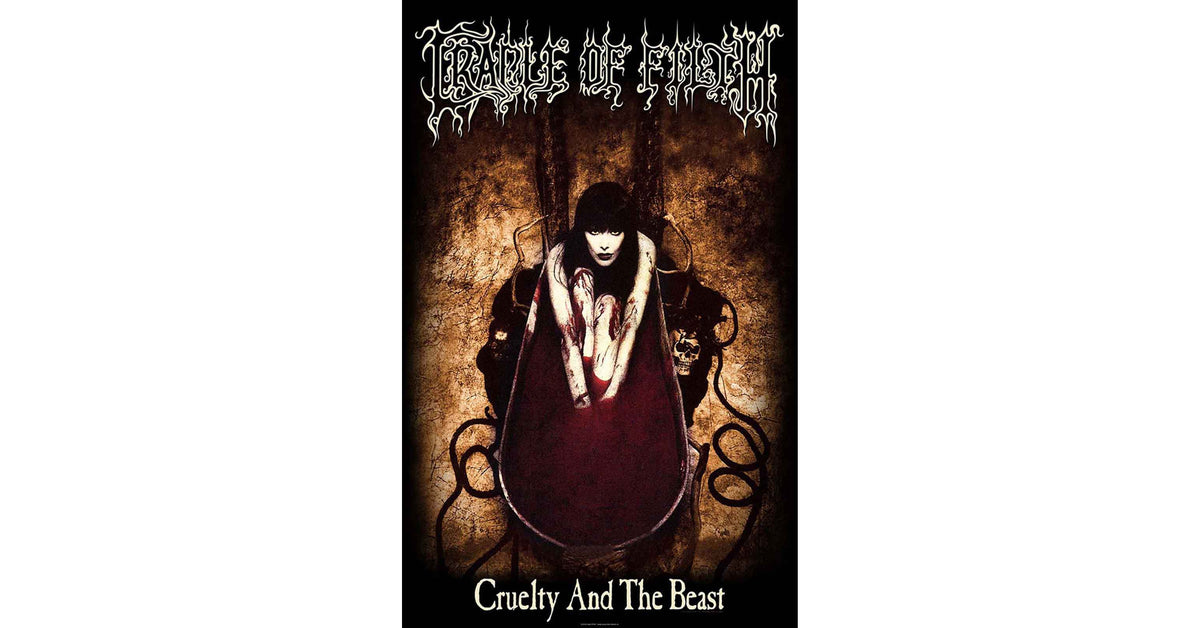 Cradle Of Filth Cruelty And The Beast Textile Poster – Paradiso Clothing