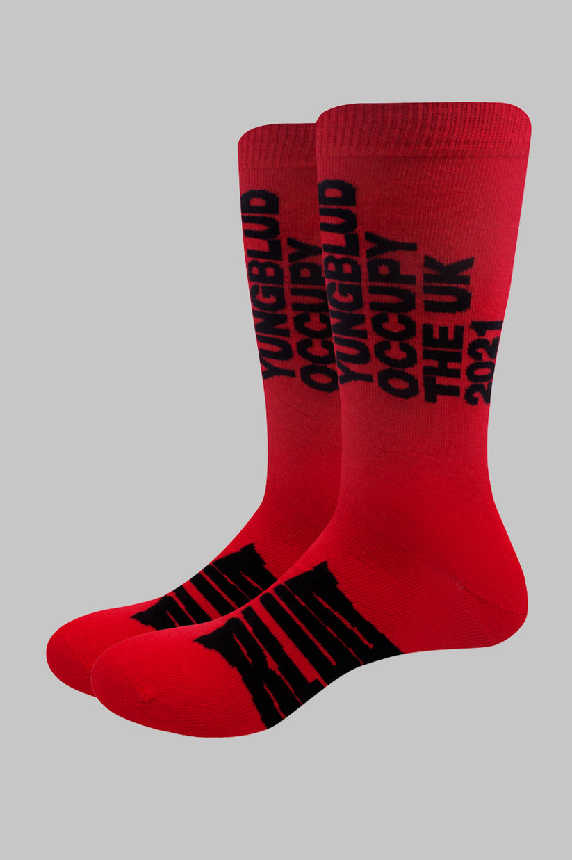Yungblud Occupy The UK Socks Paradiso Clothing