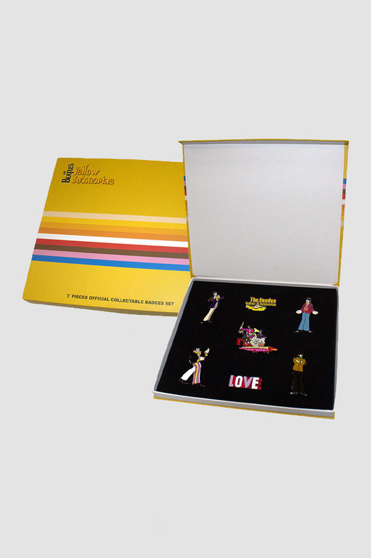 The Beatles Yellow Submarine Band Boxed Pin Badge Set