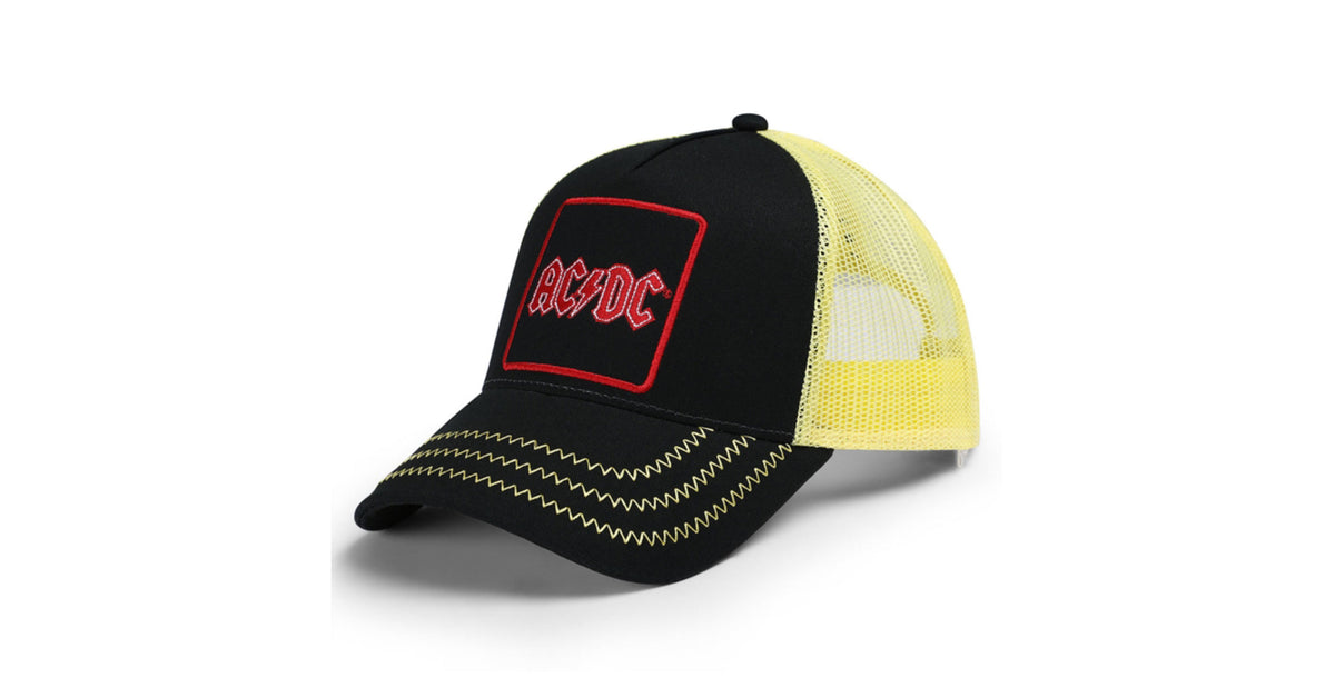 AC/DC Voltage Band Logo Trucker Baseball Cap – Paradiso Clothing