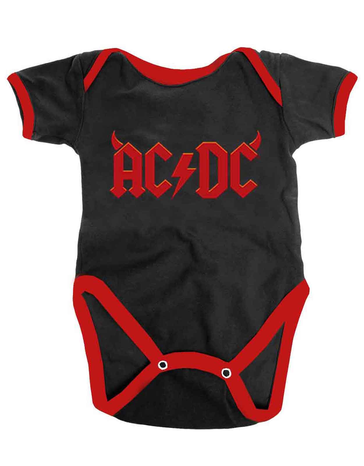 AC/DC Horns Band Logo Baby Grow – Paradiso Clothing